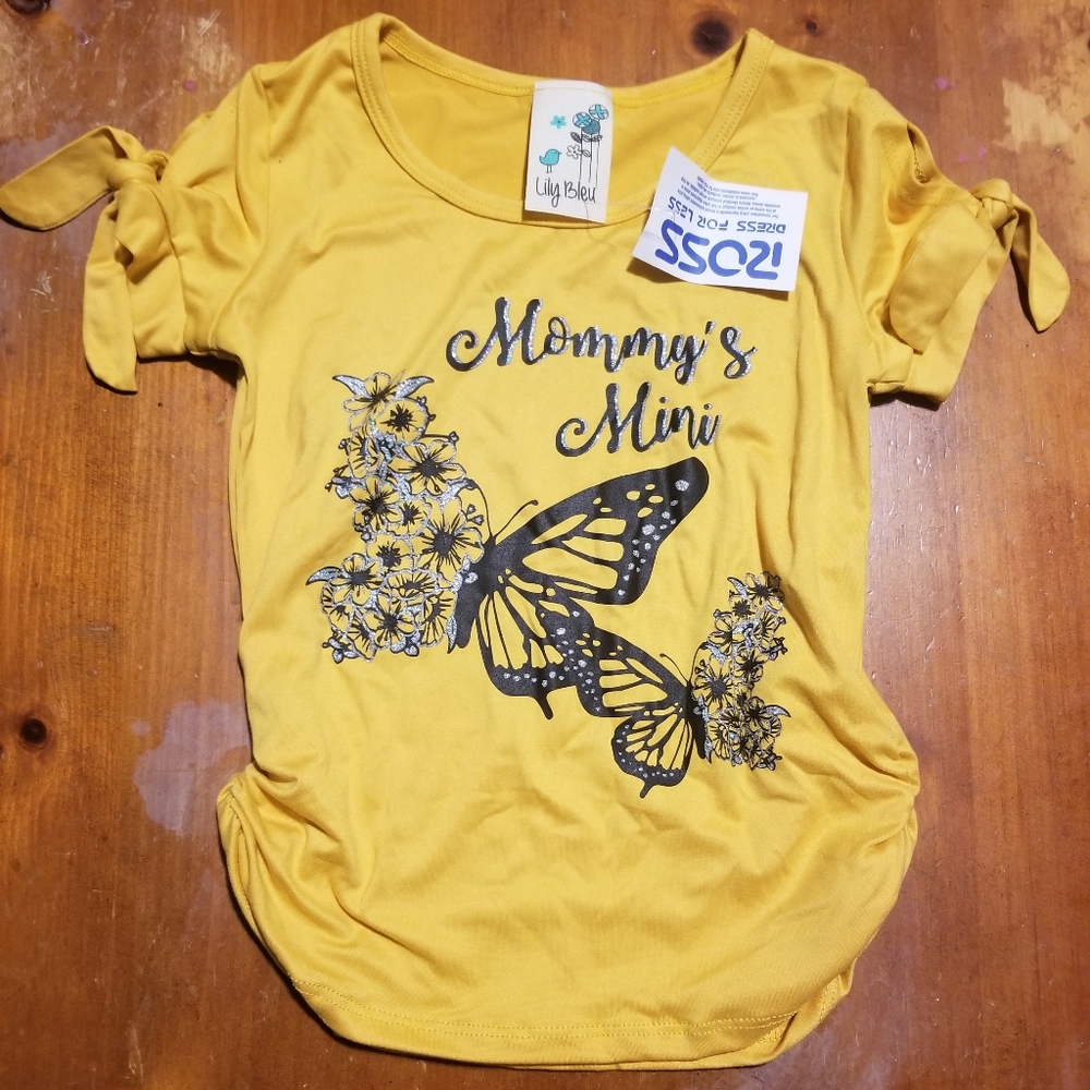 NWT Lily Bleu Mommy's Mini Butterfly T-Shirt 4